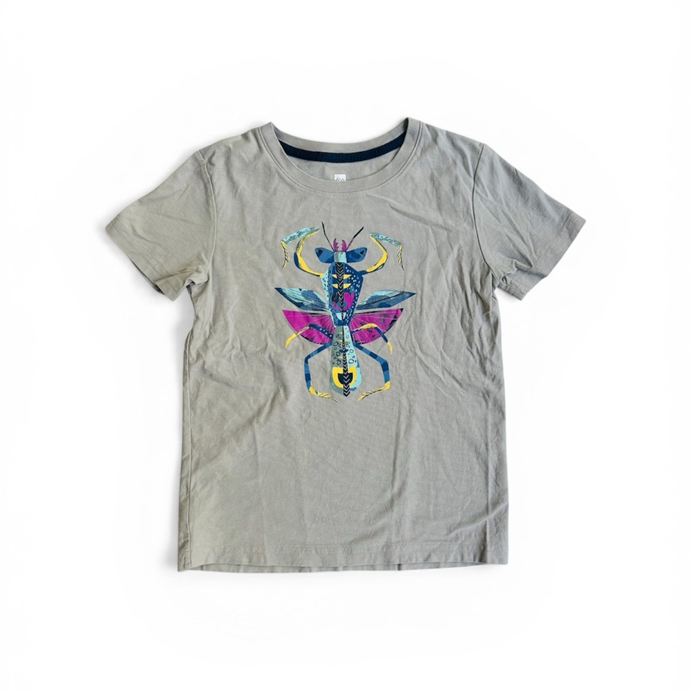 Tea Collection Mantis Graphic Tee Size 7